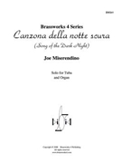 Canzona della notte scura by Miserendino for Tuba Solo