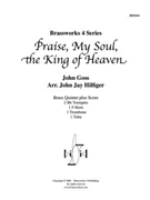 Praise My Soul the King of Heaven by Goss John - Hilfiger John Jay - for Brass Quintet
