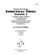 Christmas Trios Vol. 2 by Various - Hilfiger John Jay - for Brass Trio