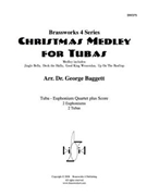 Christmas Medley for Tubas by Various - Baggett - for Tuba / Euphonium Quartet