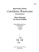 Cavalleria Rusticana - Intermezzo by Mascagni Pietro - Gamble - for Brass Quintet