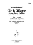 Air & Allegro from King Arthur by Purcell - Augustine - for Tuba / Euphonium Quartet