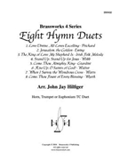 8 Hymn Duets by Various - Hilfiger John Jay - for Brass Duet