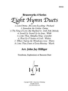 8 Hymn Duets by Various - Hilfiger John Jay - for Brass Duet