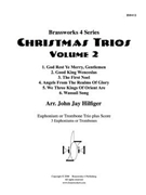 Christmas Trios Vol. 2 by Various - Hilfiger John Jay - for Euphonium