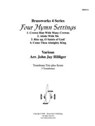 4 Hymn Settings by Various - Hilfiger John Jay - for Trombone Trio