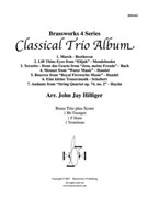 Classical Trio Album by Various - Hilfiger John Jay - for Brass Trio