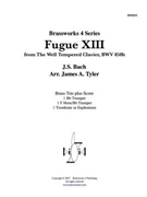 Fugue XIII by Bach Johann Sebastian - Tyler - for Brass Trio