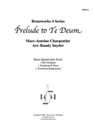 Prelude to Te Deum by Charpentier - Snyder - for Brass Quartet