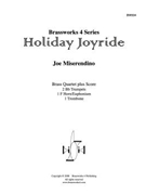 Holiday Joyride by Miserendino for Brass Quartet