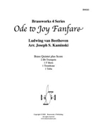 Ode to Joy Fanfare by Beethoven Ludwig van - Kaminski - for Brass Quintet