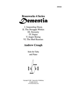 Dementia by Creagh Andrew for Tuba Solo