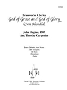 God of Grace and God of Glory by Hughes John - Carpenter - for Brass Quintet