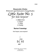 Little Suite No. 5 for Solo Serpent by Cummings for EuphoniumSolo