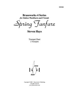 Spring Fanfare by Hays Steven for Trumpet Duet