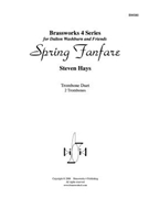 Spring Fanfare by Hays Steven for Trombone Duet