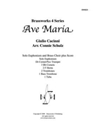 Ave Maria by Cacinni Giulio - Schulz Connie - for EuphoniumSolo