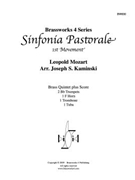 Sinfonia Pastorale Mvt 1 by Mozart Leopold - Kaminski - for Brass Quintet