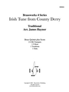 Irish Tune from County Derry by Grainger Percy Aldridge - Haynor James - for Brass Quintet