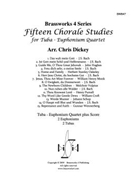 15 Chorale Studies for Tuba-Euphonium Quartet by Various - Dickey - for Tuba / Euphonium Quartet