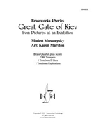 Great Gate of Kiev by Mussorgsky - Marston - for Brass Quartet