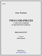2 Cod Pieces by Warlock - Haynor James - for Brass Quintet