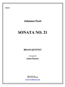 Sonata 21 by Pezel Johann Christoph - Haynor James - for Brass Quintet