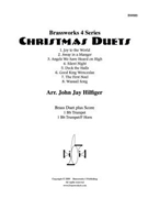 Christmas Duets by Various - Hilfiger John Jay - for Brass Duet