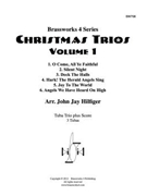 Christmas Trios Vol. 1 by Various - Hilfiger John Jay - for Tuba Trio