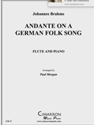 Andante on a German Folk Song by Brahms Johannes - Morgan Paul - for Flute Solo