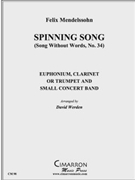 Spinning Song (Song Without Words) by Mendelssohn Felix - Werden David - for TptEu Solo