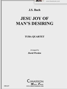 Jesu Joy of Man's Desiring by Bach Johann Sebastian - Werden David - for Tuba / Euphonium Quartet