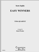 Easy Winners by Joplin Scott - Werden David - for Tuba / Euphonium Quartet