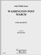 Washington Post March by Sousa John Philip - Werden David - for Tuba / Euphonium Quartet