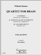 Quartet for Brass by Ramsoe Wilhelm - Buttery Gary - for Tuba / Euphonium Quartet