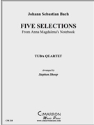 Selections from Magdalena's Notebook by Bach Johann Sebastian - Shoop Stephen - for Tuba / Euphonium Quartet