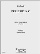 Prelude in C by Bach Johann Sebastian - Shoop Stephen - for Tuba Ens.