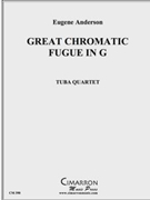 Great Chromatic Fugue by Anderson Eugene for Tuba / Euphonium Quartet