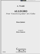 Allegro from Concerto in G min. by Vivaldi Antonio Lucio - Madeson Robert - for Brass Quintet