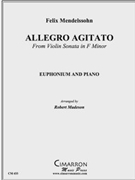 Allegro Agitato in f minor by Mendelssohn Felix - Madeson Robert - for EuphoniumSolo