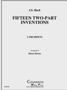 15 Two-Part Inventions by Bach Johann Sebastian - Howey Henry - for Tpt. Duet