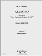Allegro from Horn Quintet Eb by Mozart Wolfgang Amadeus - Madeson Robert - for Brass Quintet