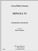Sonatina VI by Telemann Georg Philipp - Madeson Robert - for EuphoniumSolo