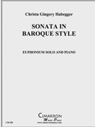 Sonata in Baroque Style by Habegger Christa for TbnEu Solo