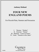 Four New England Poems by Holland Anthony for Flute Solo