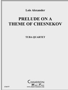 Prelude on theme of Chesnokov by Tchesnokov Pavel - Alexander Lois - for Tuba / Euphonium Quartet