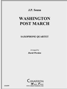 Washington Post March by Sousa John Philip - Werden David - for Sax (SATB)