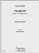 March from Military Suite in F by Holst Gustav - Werden David - for Tuba / Euphonium Quartet