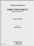 Symphony 1 Op. 21 (First Mvt.) by Beethoven Ludwig van - Warren Charles - for Tuba Ens.