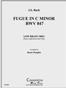 Fugue in C Min by Bach Johann Sebastian - Doughty Bryan - for Brass Trio